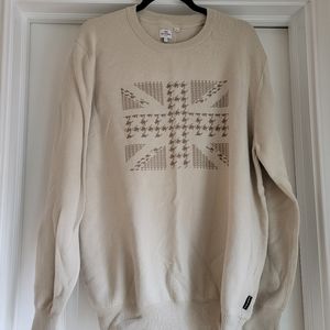 Ben Sherman Union Jack Sweater Beige